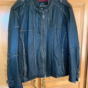 Affliction limited edition leather jacket